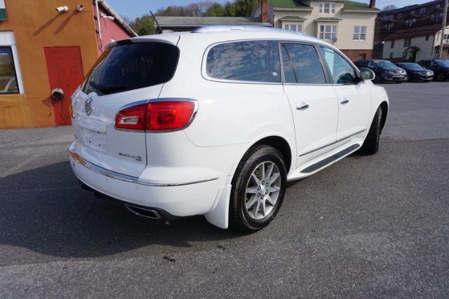 2017 White Frost Tricoat /Ebony w/Ebony Accents Buick Enclave Leather (5GAKVBKD2HJ) with an 3.6L V-6 gasoline direct injection engine, located at 312 Centre Ave, Schuylkill Haven, PA, 17972, (570) 593-5278, 40.638130, -76.177383 - Photo#10