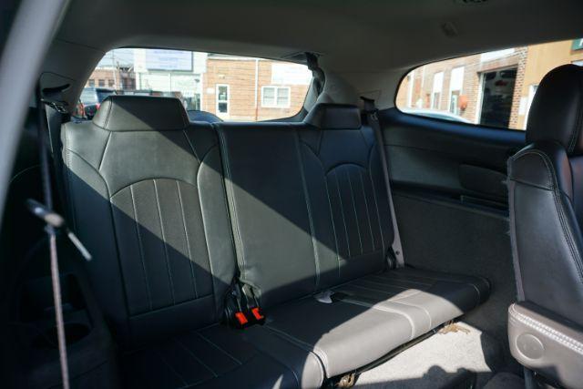 2017 White Frost Tricoat /Ebony w/Ebony Accents Buick Enclave Leather (5GAKVBKD2HJ) with an 3.6L V-6 gasoline direct injection engine, located at 312 Centre Ave, Schuylkill Haven, PA, 17972, (570) 593-5278, 40.638130, -76.177383 - Photo#39