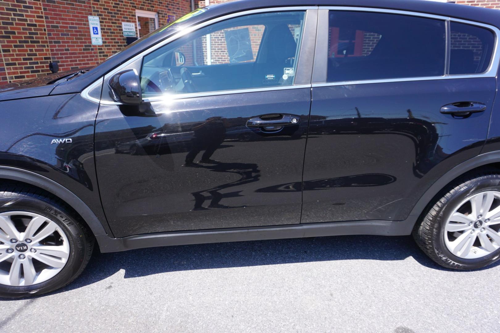 2019 BLACK CHERRY KIA SPORTAGE LX (KNDPMCAC8K7) with an 2.4L I4 engine, AUTOMATIC transmission, located at 312 Centre Ave, Schuylkill Haven, PA, 17972, (570) 593-5278, 40.638130, -76.177383- Photo#5