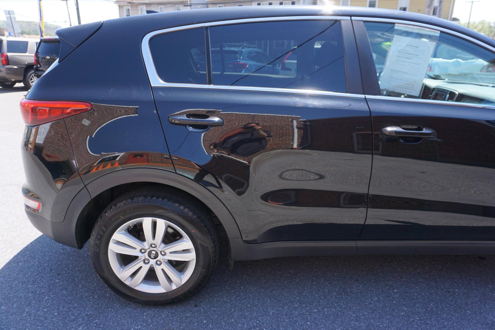 2019 BLACK CHERRY KIA SPORTAGE LX (KNDPMCAC8K7) with an 2.4L I4 engine, AUTOMATIC transmission, located at 312 Centre Ave, Schuylkill Haven, PA, 17972, (570) 593-5278, 40.638130, -76.177383- Photo#12