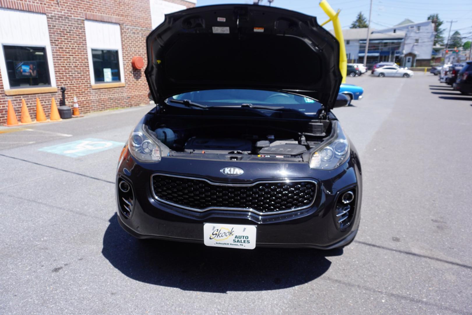 2019 BLACK CHERRY KIA SPORTAGE LX (KNDPMCAC8K7) with an 2.4L I4 engine, AUTOMATIC transmission, located at 312 Centre Ave, Schuylkill Haven, PA, 17972, (570) 593-5278, 40.638130, -76.177383- Photo#16