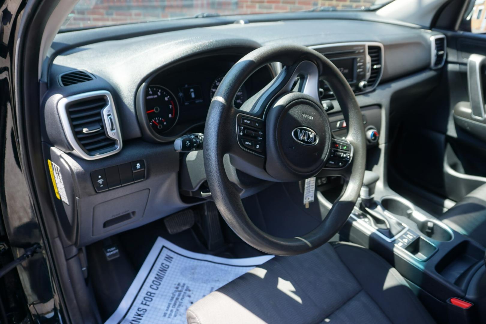 2019 BLACK CHERRY KIA SPORTAGE LX (KNDPMCAC8K7) with an 2.4L I4 engine, AUTOMATIC transmission, located at 312 Centre Ave, Schuylkill Haven, PA, 17972, (570) 593-5278, 40.638130, -76.177383- Photo#18