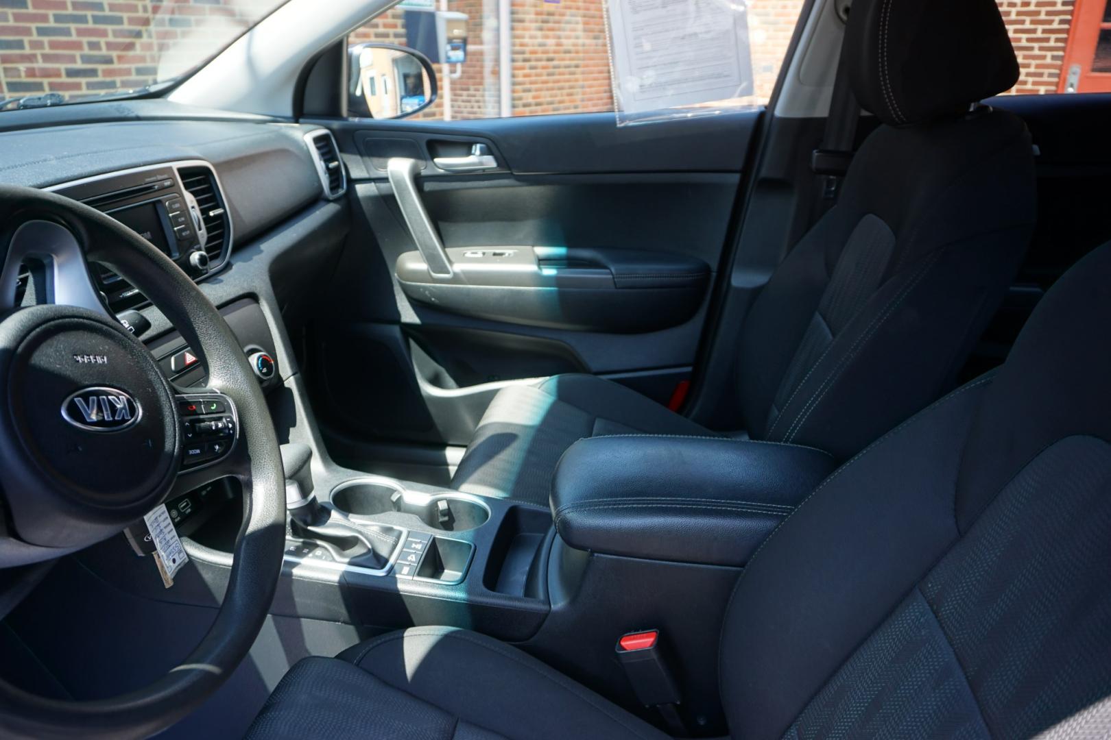 2019 BLACK CHERRY KIA SPORTAGE LX (KNDPMCAC8K7) with an 2.4L I4 engine, AUTOMATIC transmission, located at 312 Centre Ave, Schuylkill Haven, PA, 17972, (570) 593-5278, 40.638130, -76.177383- Photo#20