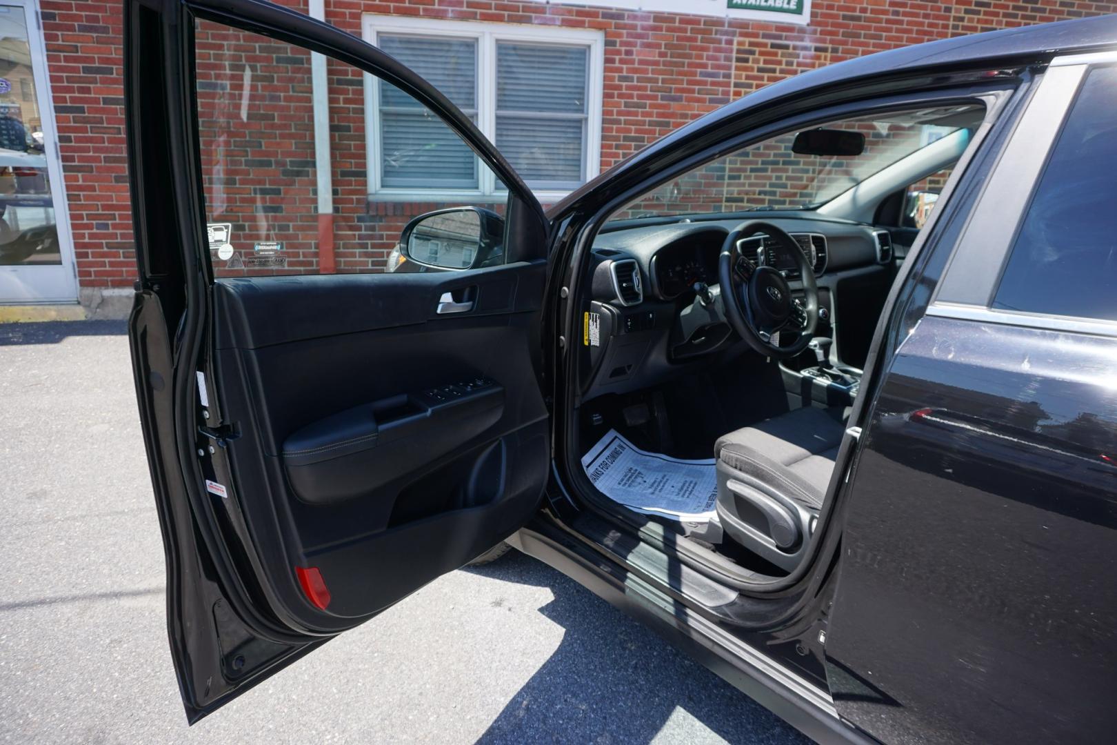 2019 BLACK CHERRY KIA SPORTAGE LX (KNDPMCAC8K7) with an 2.4L I4 engine, AUTOMATIC transmission, located at 312 Centre Ave, Schuylkill Haven, PA, 17972, (570) 593-5278, 40.638130, -76.177383- Photo#24