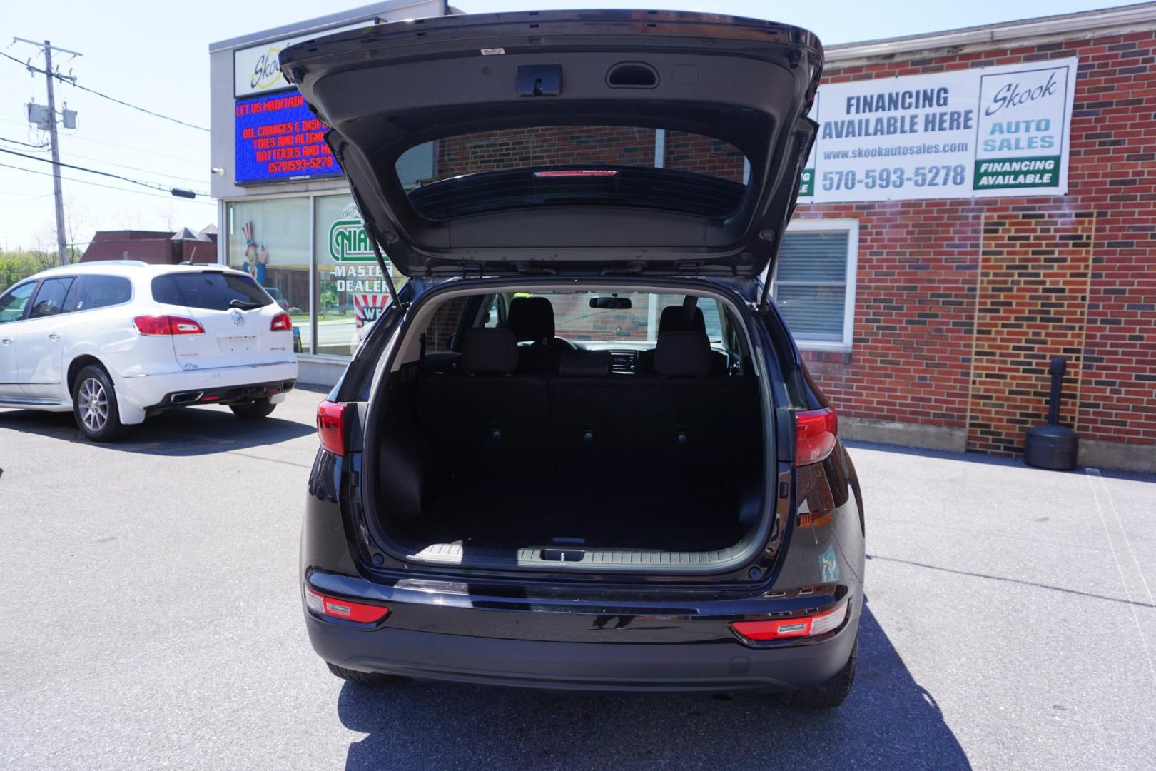 2019 BLACK CHERRY KIA SPORTAGE LX (KNDPMCAC8K7) with an 2.4L I4 engine, AUTOMATIC transmission, located at 312 Centre Ave, Schuylkill Haven, PA, 17972, (570) 593-5278, 40.638130, -76.177383- Photo#30