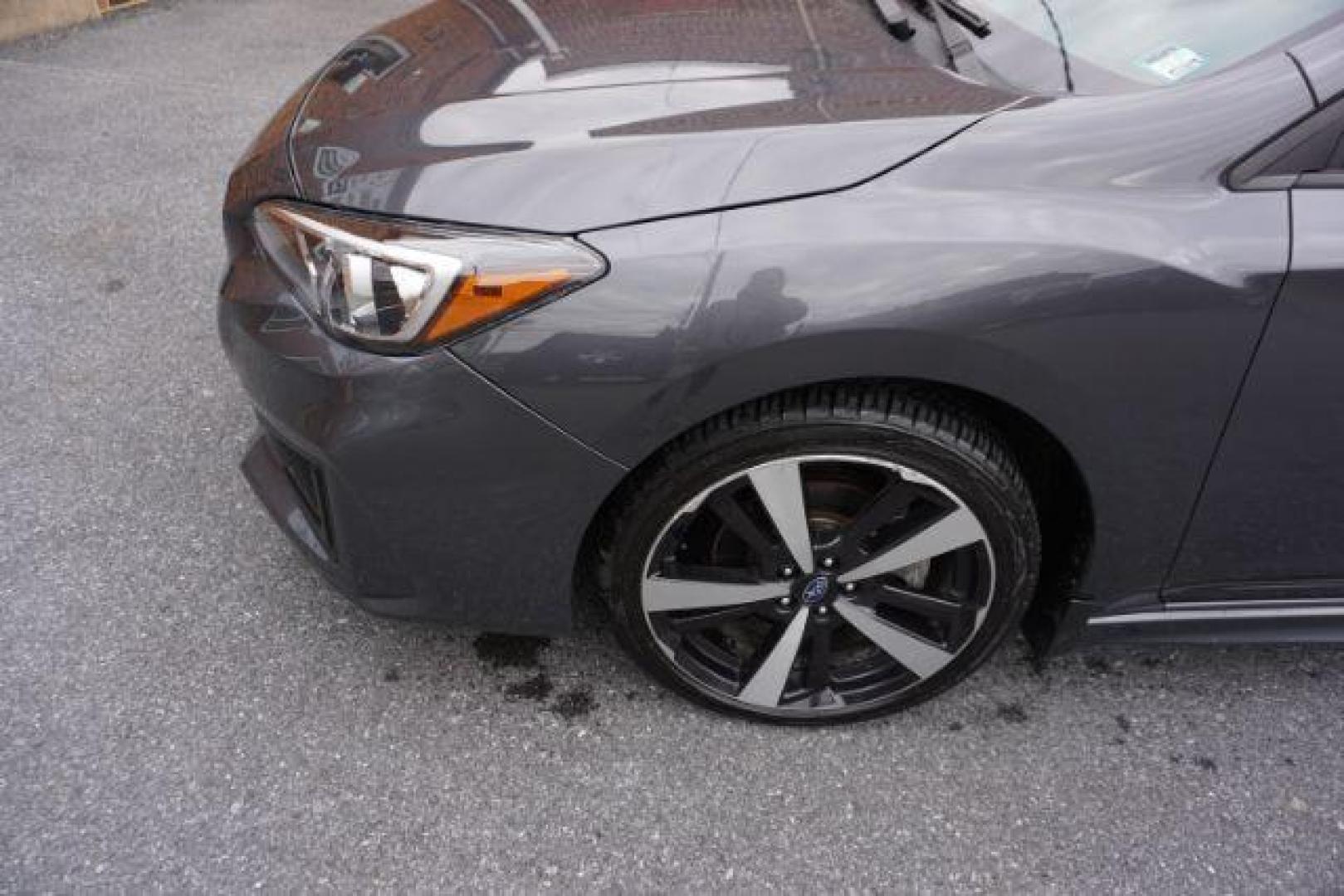 2019 Magnetite Gray Metallic /Black SUBARU IMPREZA SPORT (4S3GKAM64K3) with an 2L H-4 gasoline direct injection engine, located at 312 Centre Ave, Schuylkill Haven, PA, 17972, (570) 593-5278, 40.638130, -76.177383- Photo#3