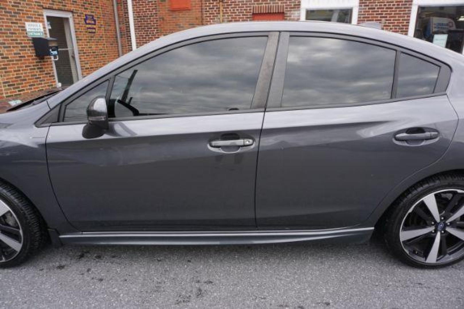 2019 Magnetite Gray Metallic /Black SUBARU IMPREZA SPORT (4S3GKAM64K3) with an 2L H-4 gasoline direct injection engine, located at 312 Centre Ave, Schuylkill Haven, PA, 17972, (570) 593-5278, 40.638130, -76.177383- Photo#4
