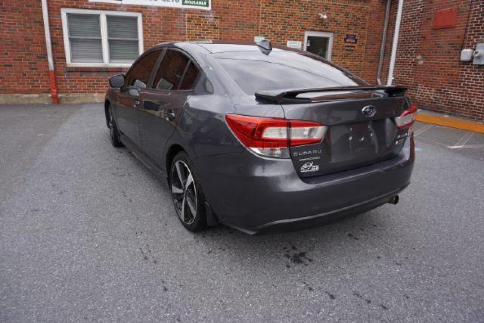 2019 Magnetite Gray Metallic /Black SUBARU IMPREZA SPORT (4S3GKAM64K3) with an 2L H-4 gasoline direct injection engine, located at 312 Centre Ave, Schuylkill Haven, PA, 17972, (570) 593-5278, 40.638130, -76.177383- Photo#6