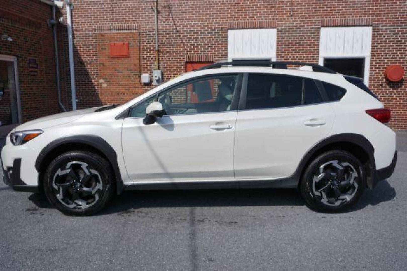 2021 Crystal White Pearl Subaru Crosstrek Limited (JF2GTHMC1M8) with an 2.5L H-4 gasoline direct injection engine, located at 312 Centre Ave, Schuylkill Haven, PA, 17972, (570) 593-5278, 40.638130, -76.177383 - Photo#0