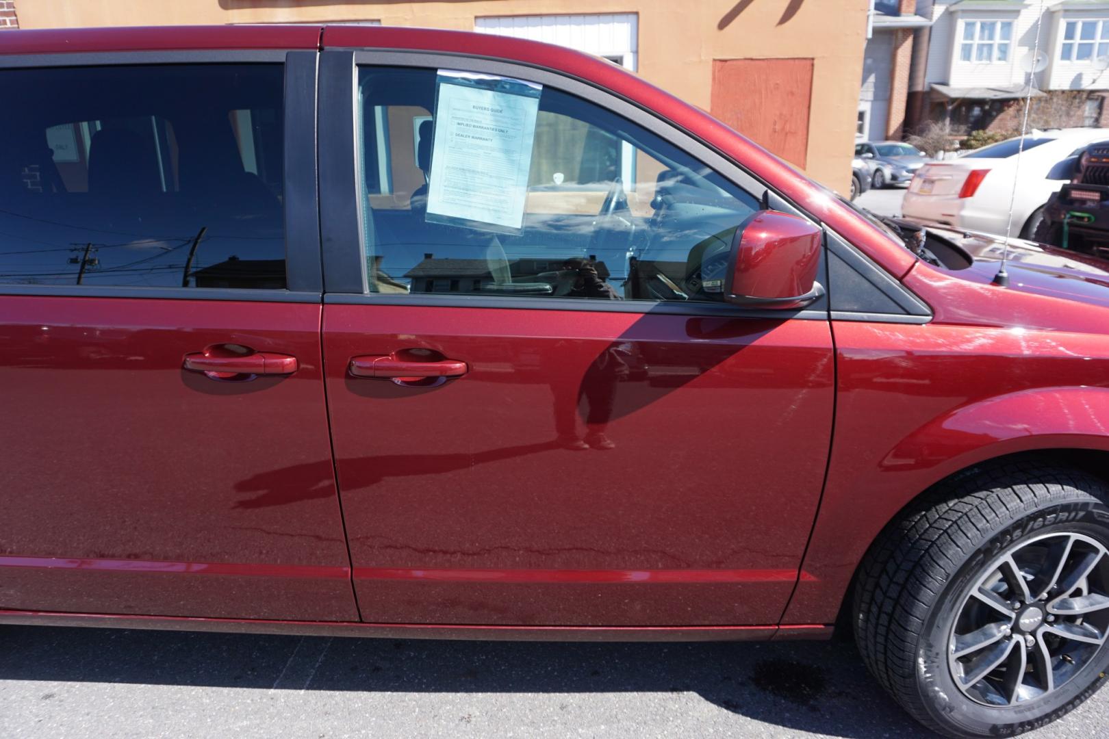 2018 Octane Red Pearlcoat /Black DODGE GRAND CARAVAN SE PLUS (2C4RDGBGXJR) with an Pentastar 3.6L V-6 DOHC engine, located at 312 Centre Ave, Schuylkill Haven, PA, 17972, (570) 593-5278, 40.638130, -76.177383- Photo#13