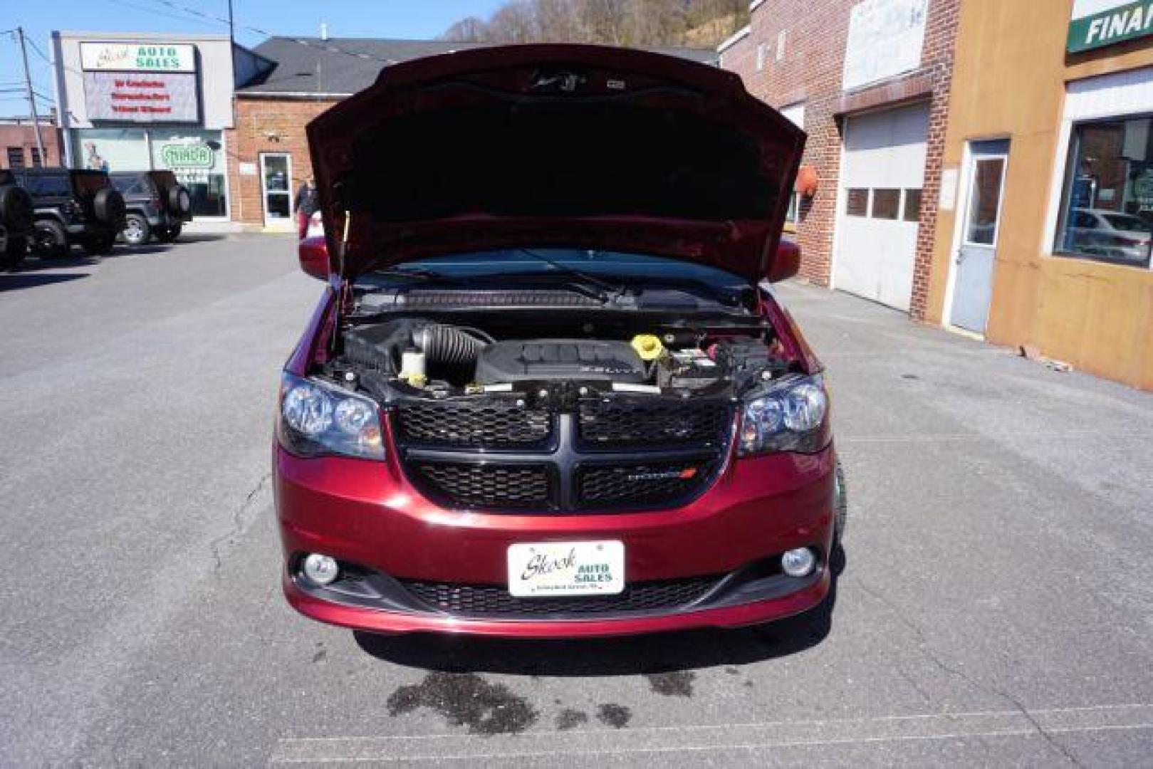 2018 Octane Red Pearlcoat /Black DODGE GRAND CARAVAN SE PLUS (2C4RDGBGXJR) with an Pentastar 3.6L V-6 DOHC engine, located at 312 Centre Ave, Schuylkill Haven, PA, 17972, (570) 593-5278, 40.638130, -76.177383- Photo#91