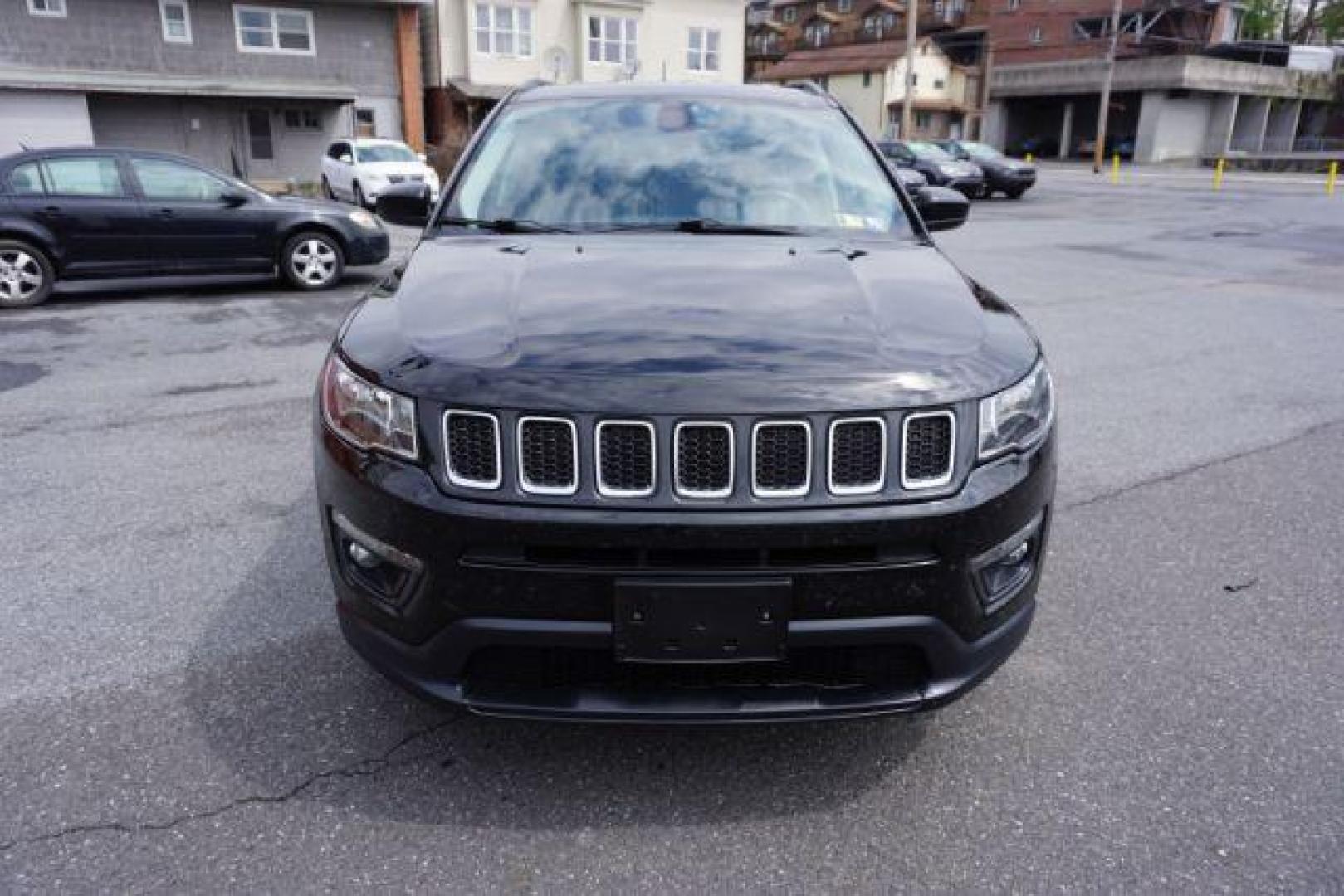 2017 Diamond Black Crystal Pearlcoat /Black Jeep New Compass Latitude 4x4 (3C4NJDBB8HT) with an Tigershark MultiAir 2.4L I-4 variable valve contro engine, located at 312 Centre Ave, Schuylkill Haven, PA, 17972, (570) 593-5278, 40.638130, -76.177383 - Photo#1