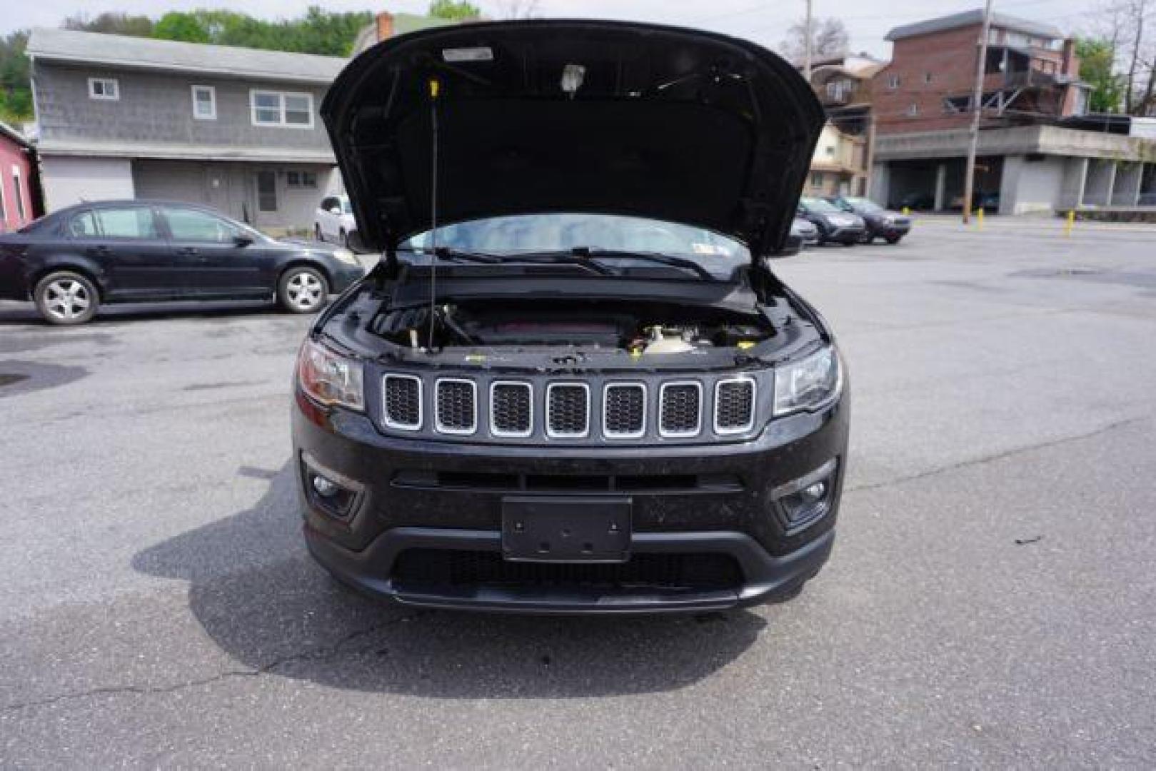 2017 Diamond Black Crystal Pearlcoat /Black Jeep New Compass Latitude 4x4 (3C4NJDBB8HT) with an Tigershark MultiAir 2.4L I-4 variable valve contro engine, located at 312 Centre Ave, Schuylkill Haven, PA, 17972, (570) 593-5278, 40.638130, -76.177383 - Photo#17