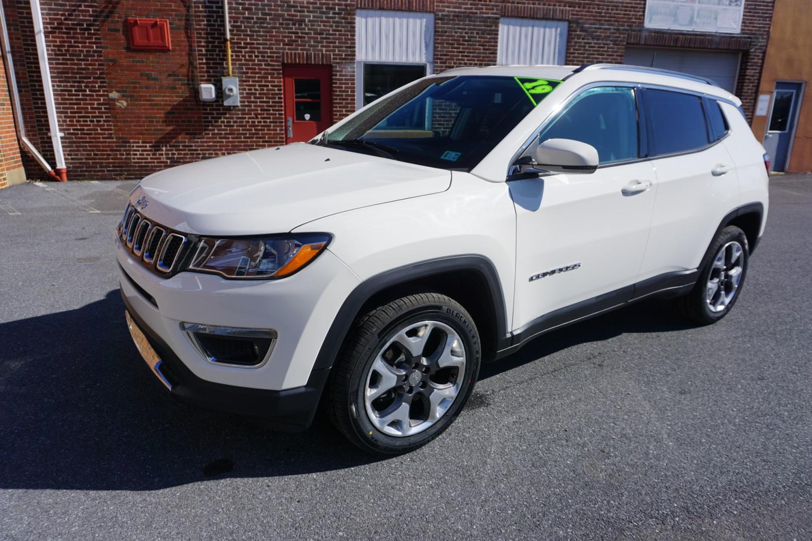 2019 White Clearcoat JEEP COMPASS LIMITED (3C4NJDCB8KT) with an 2.4L I-4 variable valve control engine, located at 312 Centre Ave, Schuylkill Haven, PA, 17972, (570) 593-5278, 40.638130, -76.177383 - Photo#2
