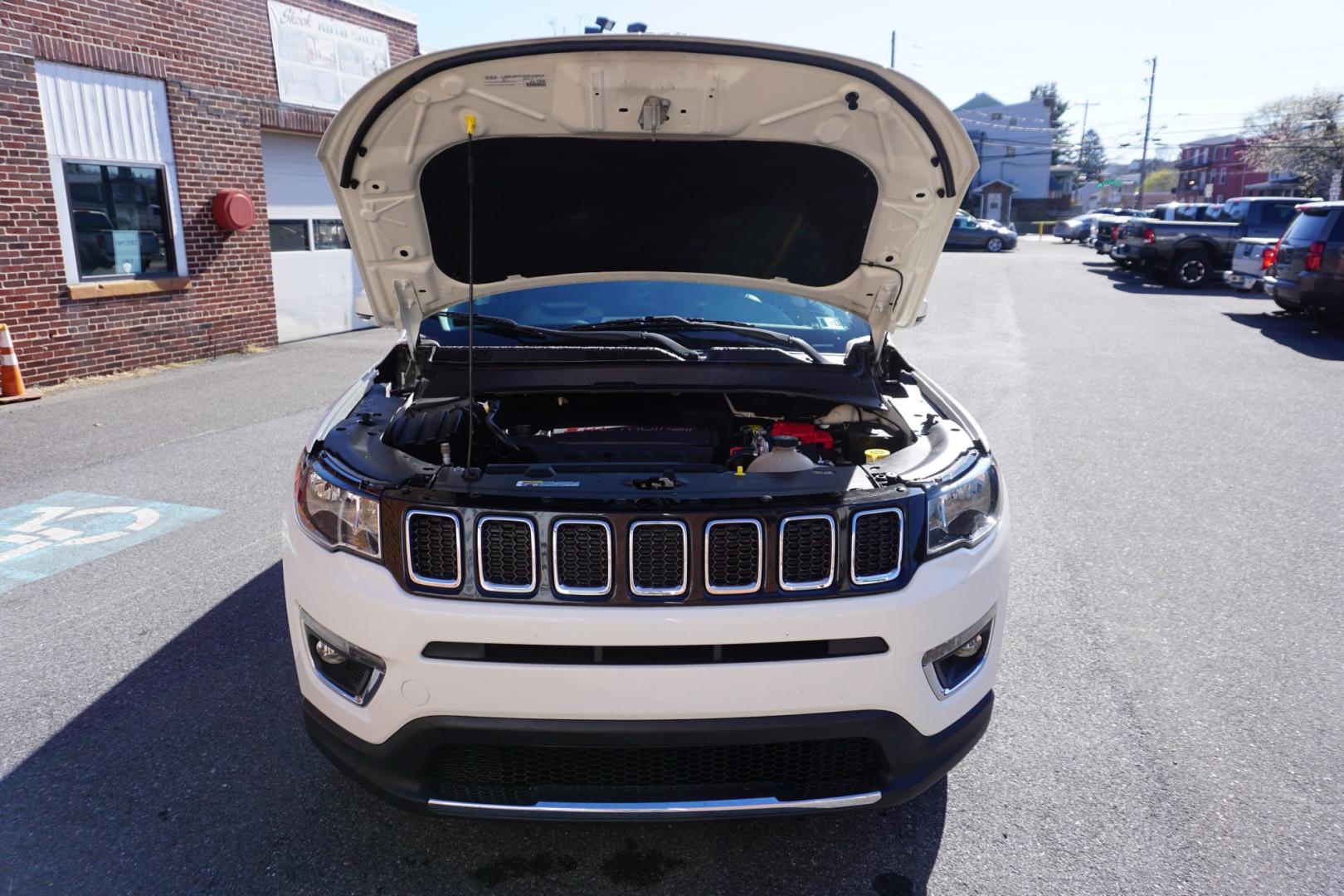 2019 White Clearcoat JEEP COMPASS LIMITED (3C4NJDCB8KT) with an 2.4L I-4 variable valve control engine, located at 312 Centre Ave, Schuylkill Haven, PA, 17972, (570) 593-5278, 40.638130, -76.177383 - Photo#17
