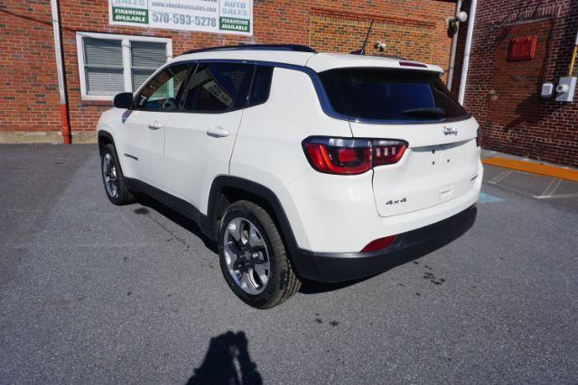 2019 White Clearcoat JEEP COMPASS LIMITED (3C4NJDCB8KT) with an 2.4L I-4 variable valve control engine, located at 312 Centre Ave, Schuylkill Haven, PA, 17972, (570) 593-5278, 40.638130, -76.177383 - Photo#47