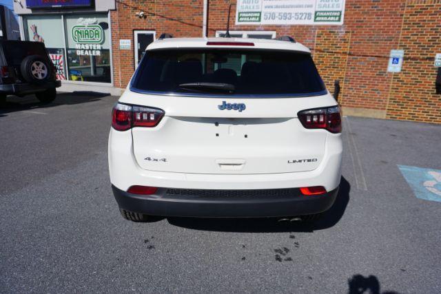 2019 White Clearcoat JEEP COMPASS LIMITED (3C4NJDCB8KT) with an 2.4L I-4 variable valve control engine, located at 312 Centre Ave, Schuylkill Haven, PA, 17972, (570) 593-5278, 40.638130, -76.177383 - Photo#48