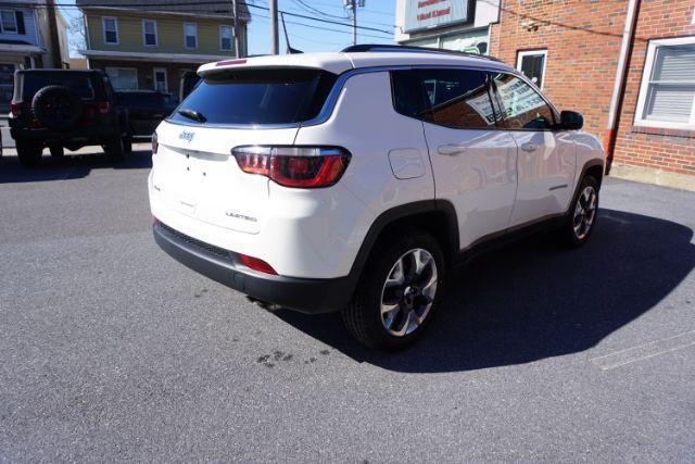 2019 White Clearcoat JEEP COMPASS LIMITED (3C4NJDCB8KT) with an 2.4L I-4 variable valve control engine, located at 312 Centre Ave, Schuylkill Haven, PA, 17972, (570) 593-5278, 40.638130, -76.177383 - Photo#50