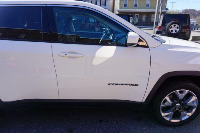 2019 White Clearcoat JEEP COMPASS LIMITED (3C4NJDCB8KT) with an 2.4L I-4 variable valve control engine, located at 312 Centre Ave, Schuylkill Haven, PA, 17972, (570) 593-5278, 40.638130, -76.177383 - Photo#53