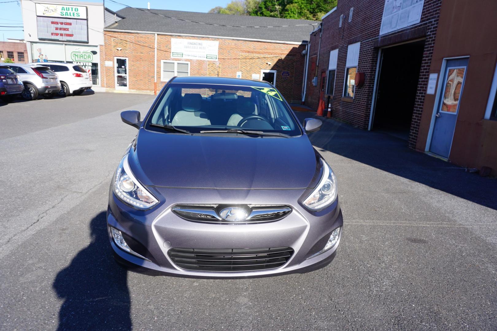 2014 HYUNDAI ACCENT GLS (KMHCU4AE4EU) , located at 312 Centre Ave, Schuylkill Haven, PA, 17972, (570) 593-5278, 40.638130, -76.177383- Photo#2