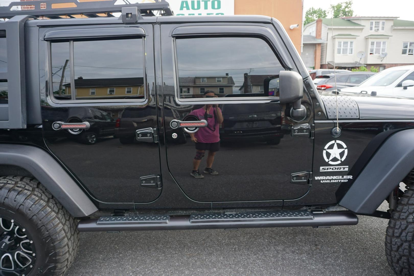 2013 BLACK /ORANGE JEEP WRANGLER SPORT (1C4BJWDG2DL) with an 3.6L V6 engine, AUTOMATIC transmission, located at 312 Centre Ave, Schuylkill Haven, PA, 17972, (570) 593-5278, 40.638130, -76.177383- Photo#13