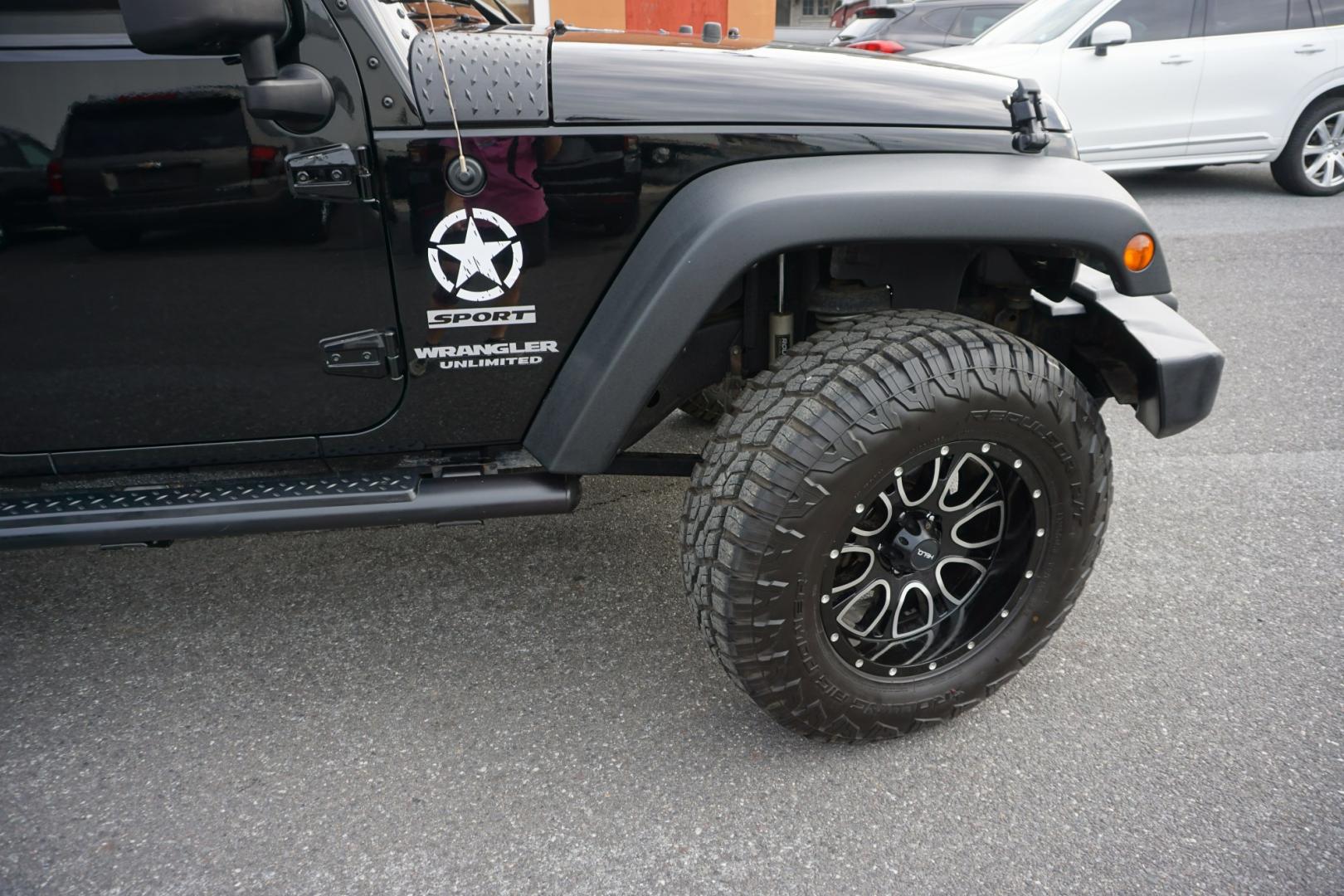 2013 BLACK /ORANGE JEEP WRANGLER SPORT (1C4BJWDG2DL) with an 3.6L V6 engine, AUTOMATIC transmission, located at 312 Centre Ave, Schuylkill Haven, PA, 17972, (570) 593-5278, 40.638130, -76.177383- Photo#14