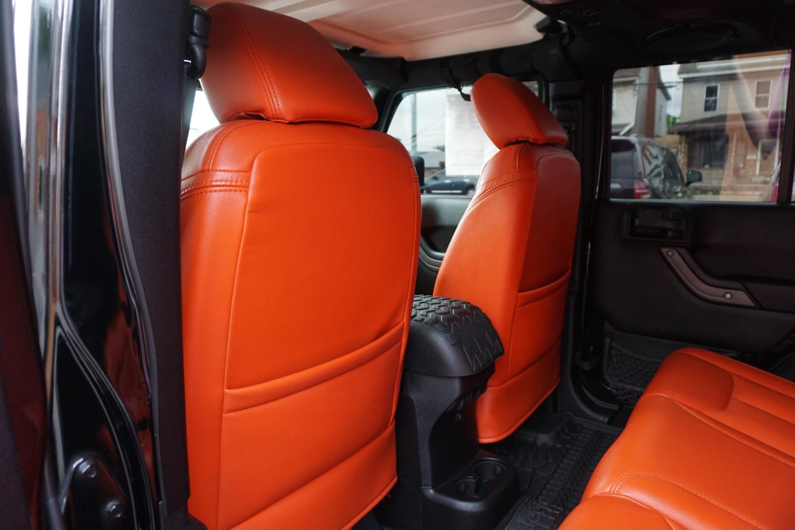 2013 BLACK /ORANGE JEEP WRANGLER SPORT (1C4BJWDG2DL) with an 3.6L V6 engine, AUTOMATIC transmission, located at 312 Centre Ave, Schuylkill Haven, PA, 17972, (570) 593-5278, 40.638130, -76.177383- Photo#23