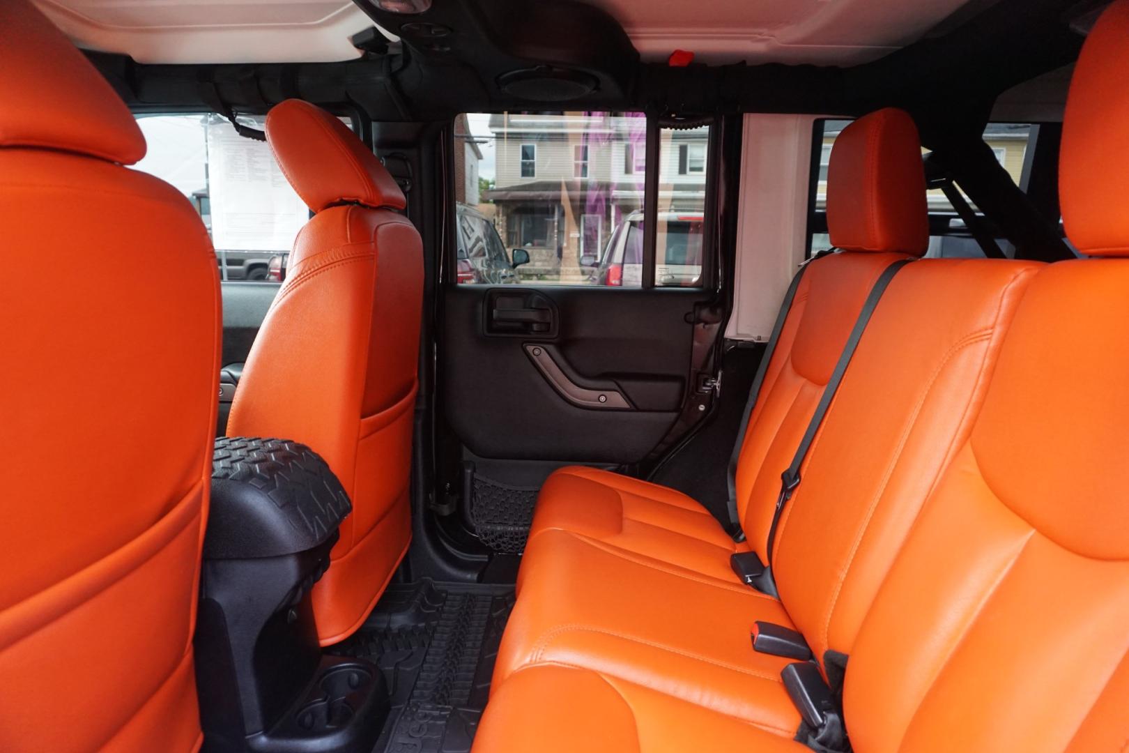 2013 BLACK /ORANGE JEEP WRANGLER SPORT (1C4BJWDG2DL) with an 3.6L V6 engine, AUTOMATIC transmission, located at 312 Centre Ave, Schuylkill Haven, PA, 17972, (570) 593-5278, 40.638130, -76.177383- Photo#24