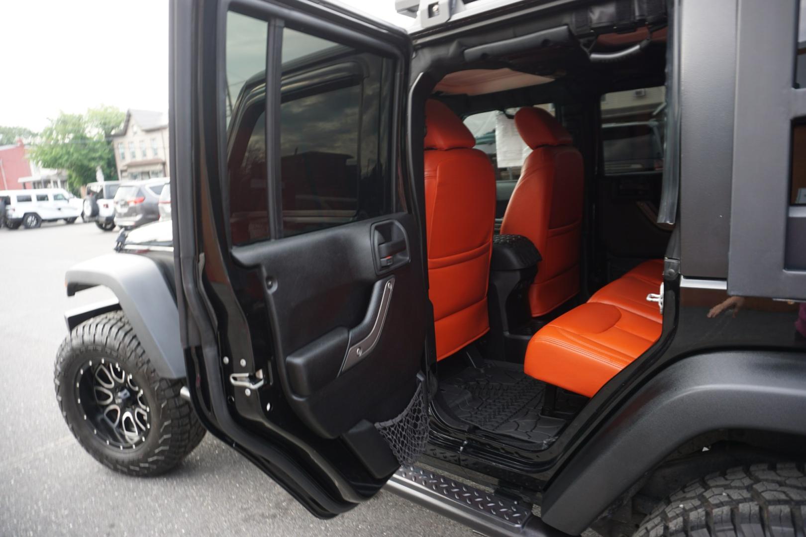2013 BLACK /ORANGE JEEP WRANGLER SPORT (1C4BJWDG2DL) with an 3.6L V6 engine, AUTOMATIC transmission, located at 312 Centre Ave, Schuylkill Haven, PA, 17972, (570) 593-5278, 40.638130, -76.177383- Photo#27