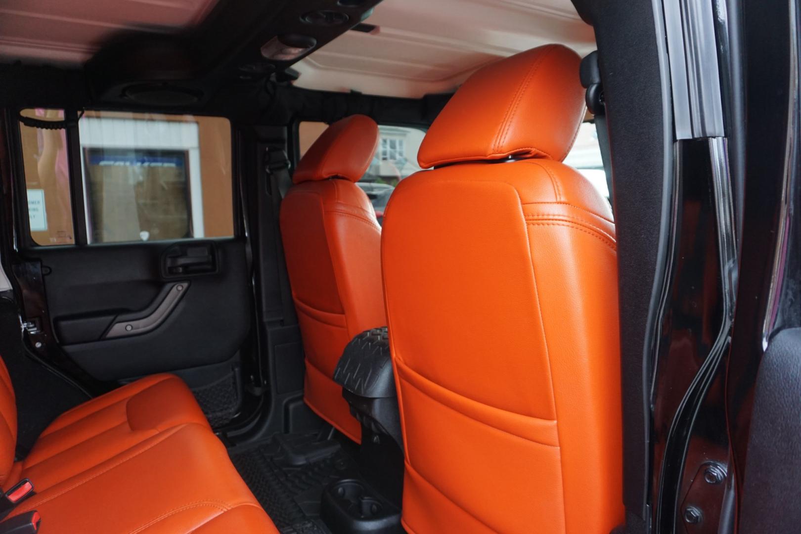 2013 BLACK /ORANGE JEEP WRANGLER SPORT (1C4BJWDG2DL) with an 3.6L V6 engine, AUTOMATIC transmission, located at 312 Centre Ave, Schuylkill Haven, PA, 17972, (570) 593-5278, 40.638130, -76.177383- Photo#30