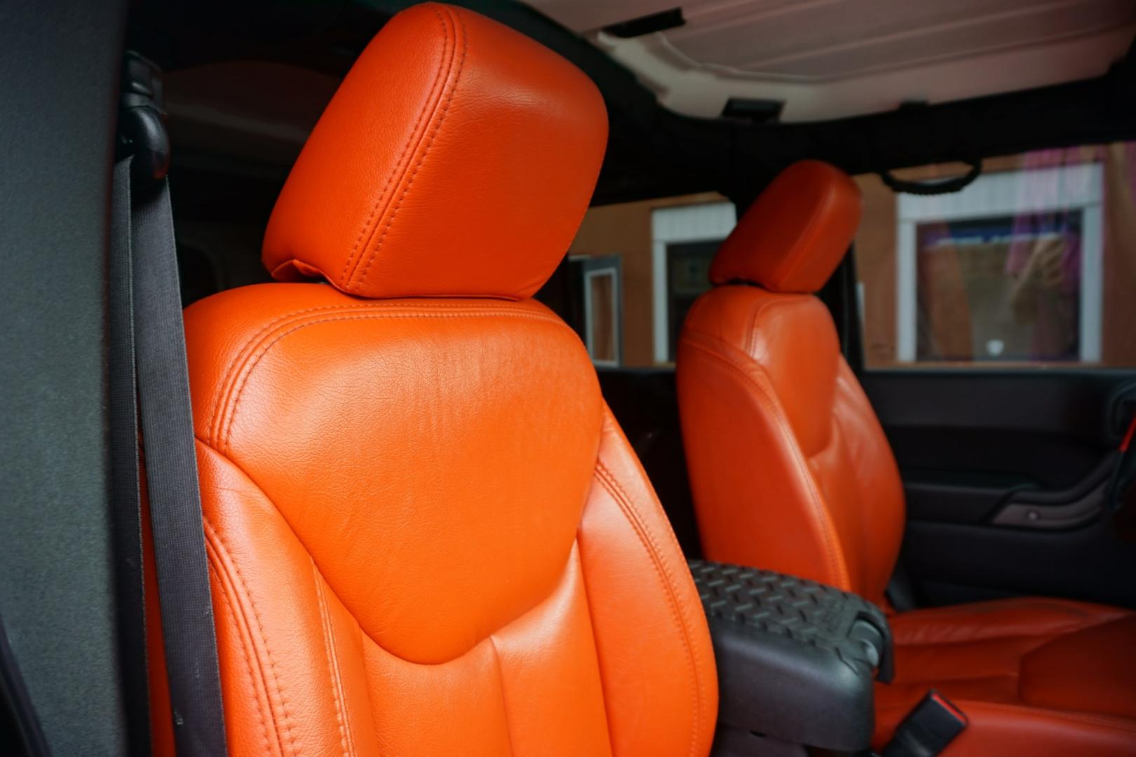 2013 BLACK /ORANGE JEEP WRANGLER SPORT (1C4BJWDG2DL) with an 3.6L V6 engine, AUTOMATIC transmission, located at 312 Centre Ave, Schuylkill Haven, PA, 17972, (570) 593-5278, 40.638130, -76.177383- Photo#37