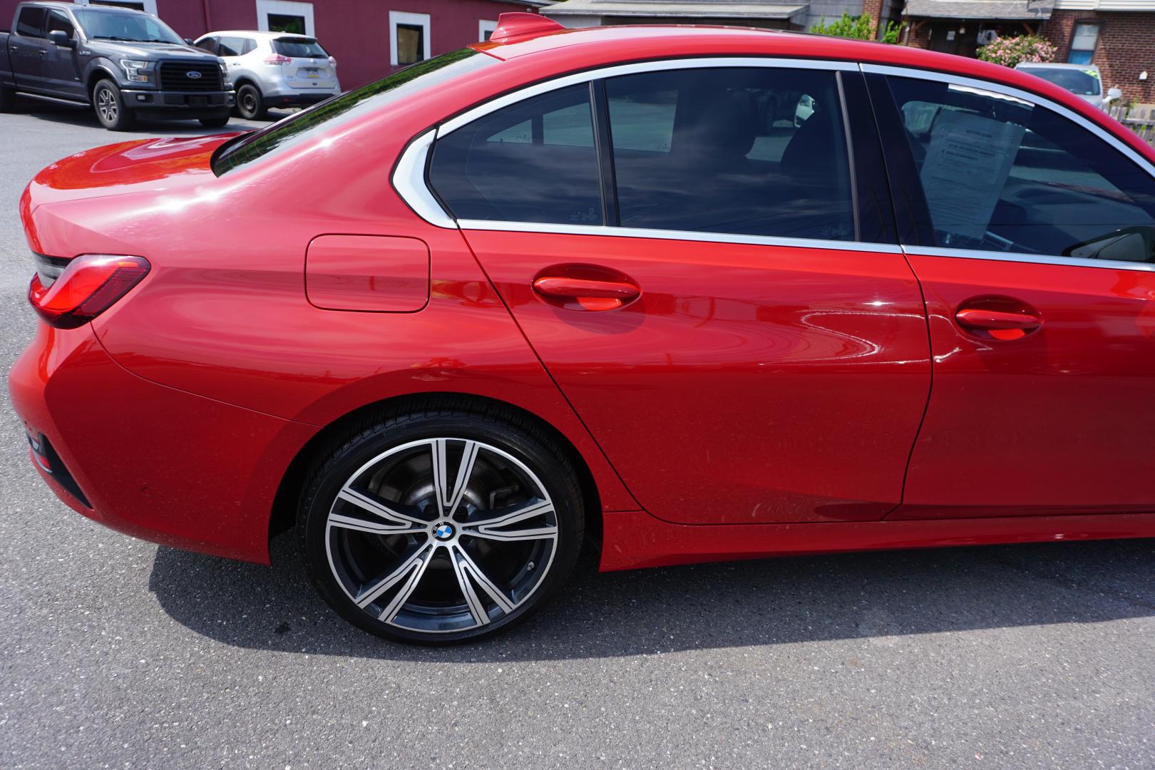 2021 MELBOURNE RED METALL BMW 3-SERIES 330E XDRIVE (WBA5P9C02MF) with an 2L I4 engine, AUTOMATIC transmission, located at 312 Centre Ave, Schuylkill Haven, PA, 17972, (570) 593-5278, 40.638130, -76.177383- Photo#13