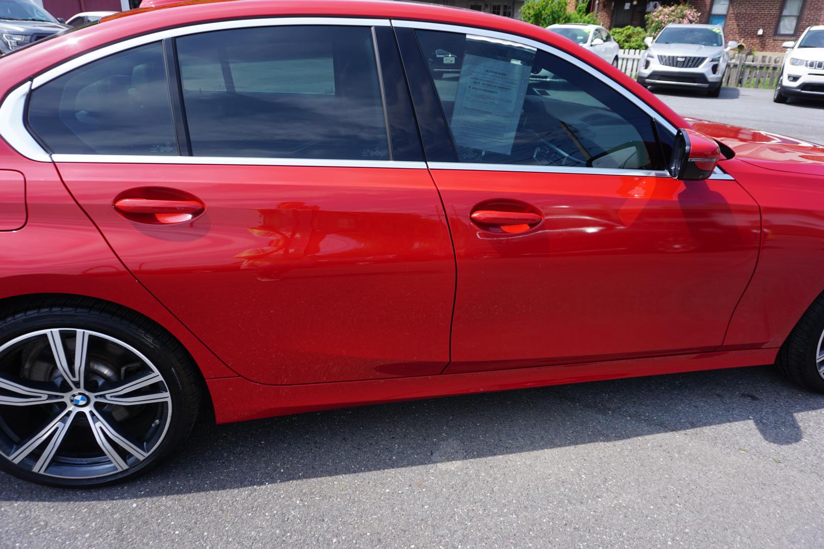 2021 MELBOURNE RED METALL BMW 3-SERIES 330E XDRIVE (WBA5P9C02MF) with an 2L I4 engine, AUTOMATIC transmission, located at 312 Centre Ave, Schuylkill Haven, PA, 17972, (570) 593-5278, 40.638130, -76.177383- Photo#14