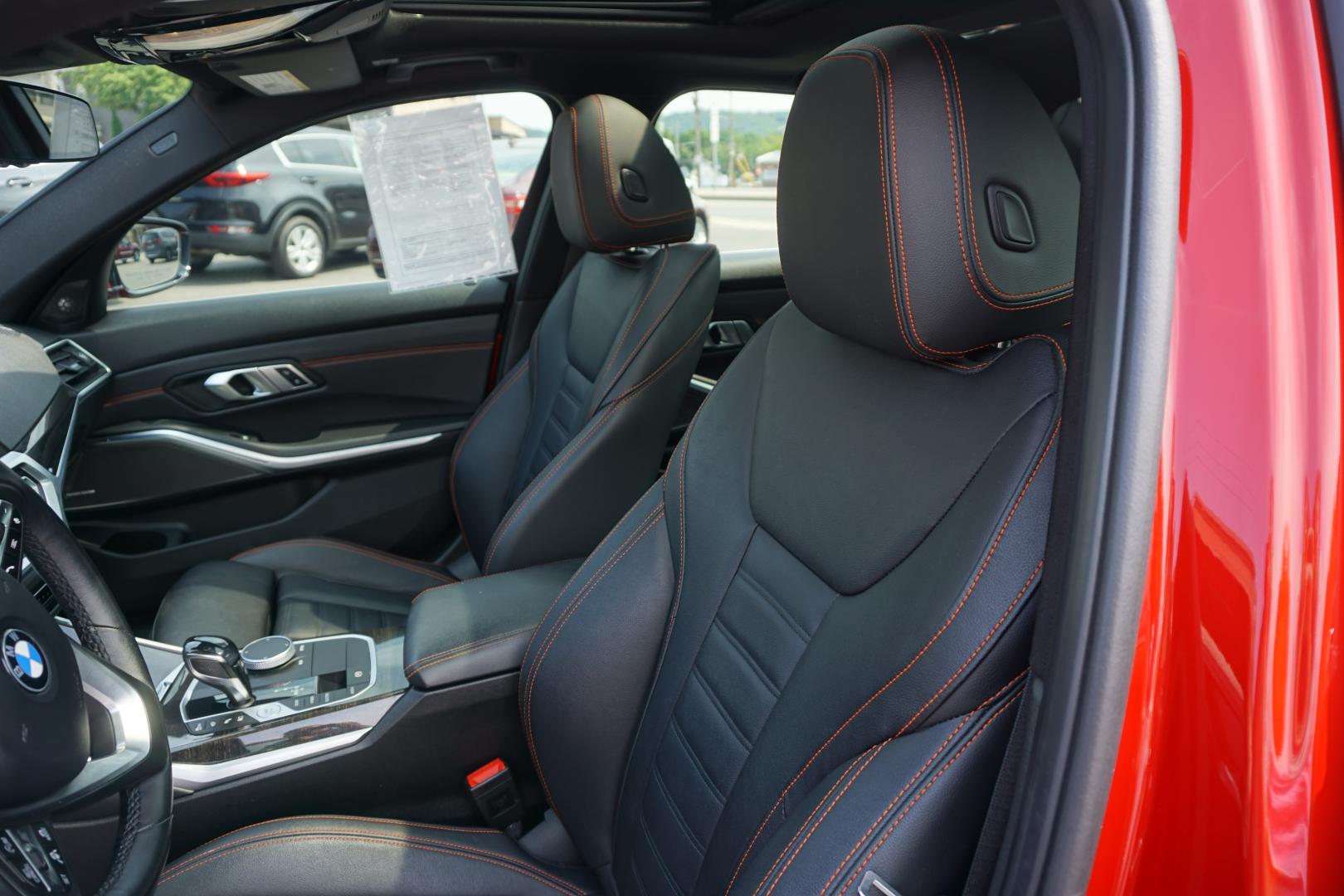 2021 MELBOURNE RED METALL BMW 3-SERIES 330E XDRIVE (WBA5P9C02MF) with an 2L I4 engine, AUTOMATIC transmission, located at 312 Centre Ave, Schuylkill Haven, PA, 17972, (570) 593-5278, 40.638130, -76.177383- Photo#20
