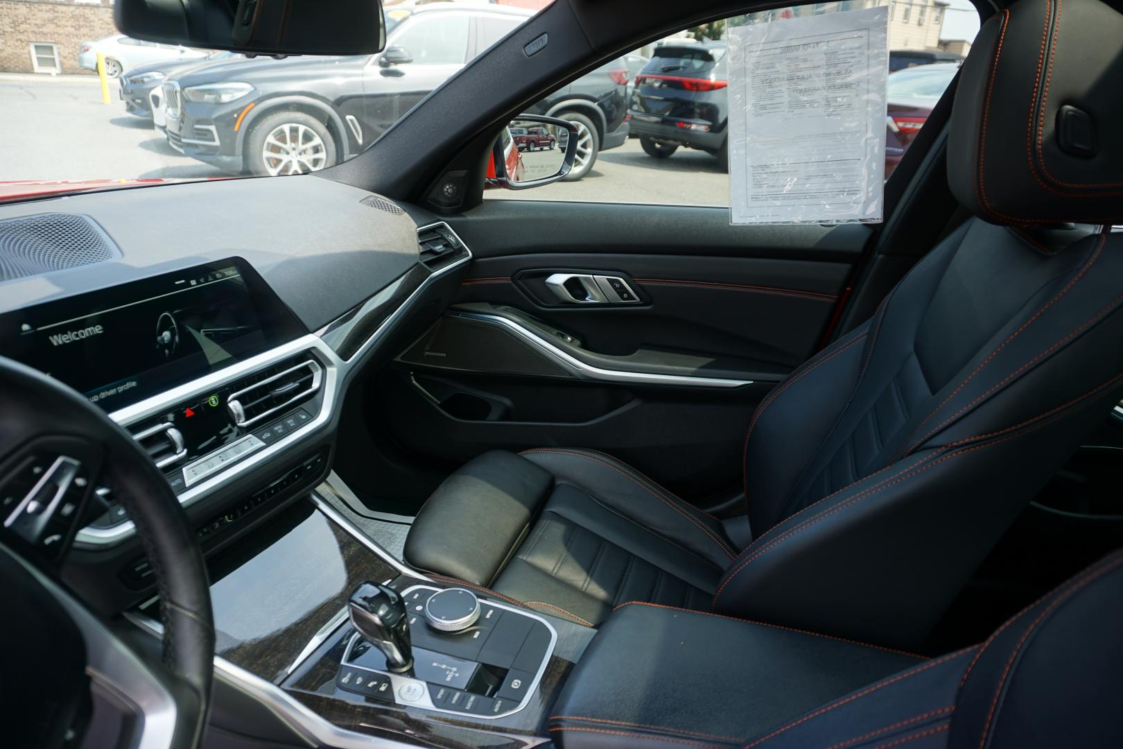 2021 MELBOURNE RED METALL BMW 3-SERIES 330E XDRIVE (WBA5P9C02MF) with an 2L I4 engine, AUTOMATIC transmission, located at 312 Centre Ave, Schuylkill Haven, PA, 17972, (570) 593-5278, 40.638130, -76.177383- Photo#21