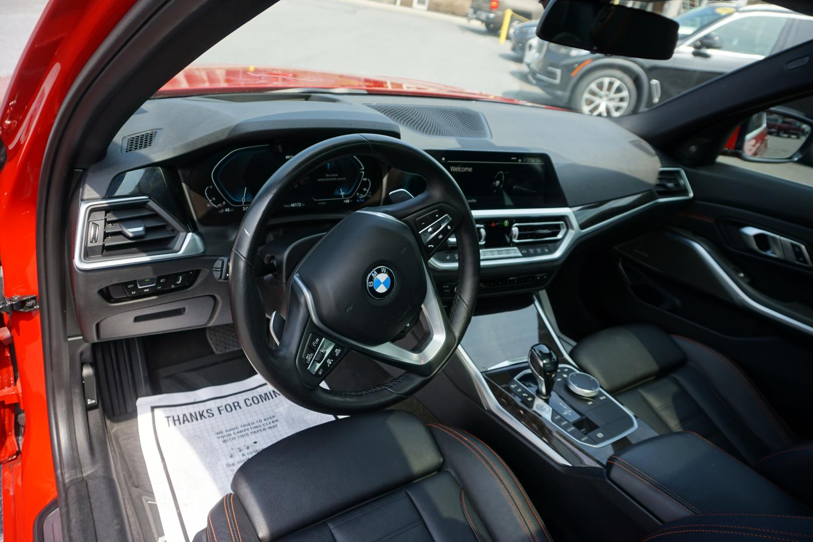2021 MELBOURNE RED METALL BMW 3-SERIES 330E XDRIVE (WBA5P9C02MF) with an 2L I4 engine, AUTOMATIC transmission, located at 312 Centre Ave, Schuylkill Haven, PA, 17972, (570) 593-5278, 40.638130, -76.177383- Photo#22