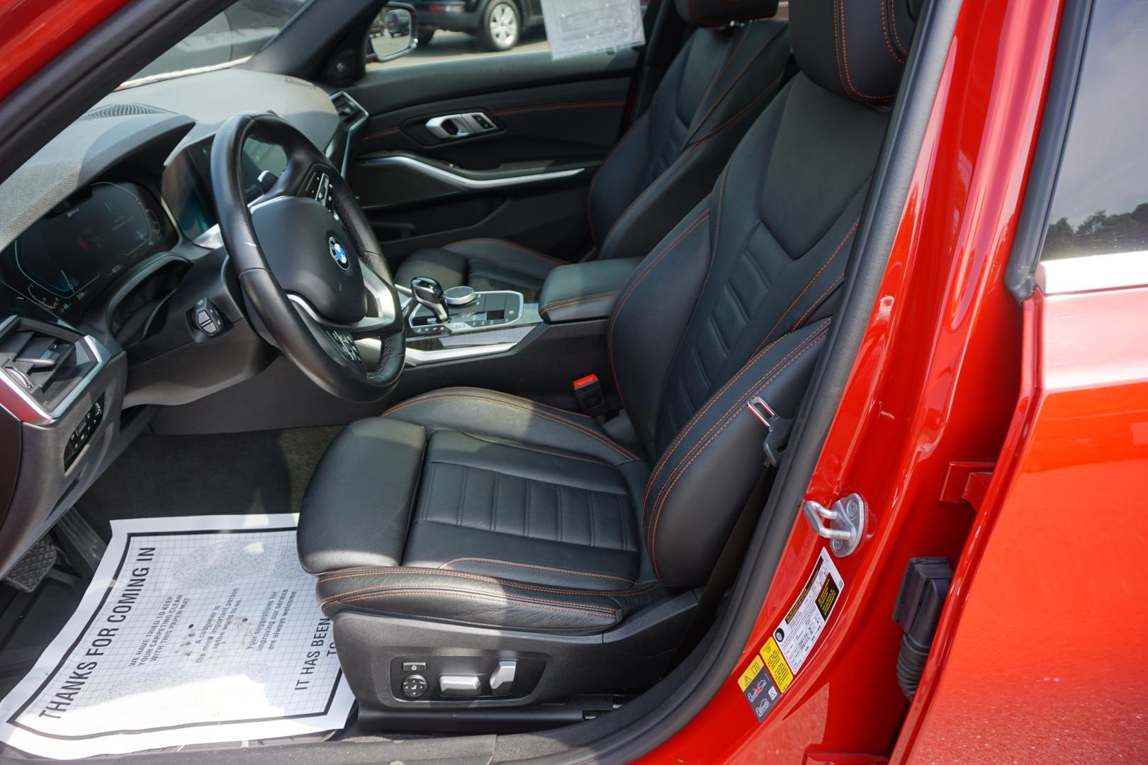 2021 MELBOURNE RED METALL BMW 3-SERIES 330E XDRIVE (WBA5P9C02MF) with an 2L I4 engine, AUTOMATIC transmission, located at 312 Centre Ave, Schuylkill Haven, PA, 17972, (570) 593-5278, 40.638130, -76.177383- Photo#23