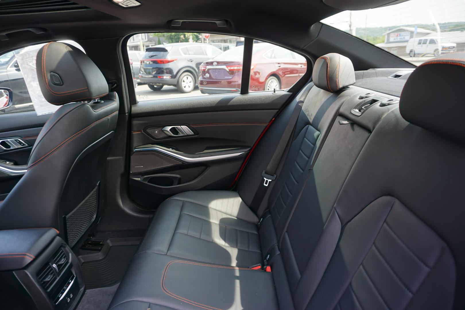 2021 MELBOURNE RED METALL BMW 3-SERIES 330E XDRIVE (WBA5P9C02MF) with an 2L I4 engine, AUTOMATIC transmission, located at 312 Centre Ave, Schuylkill Haven, PA, 17972, (570) 593-5278, 40.638130, -76.177383- Photo#29