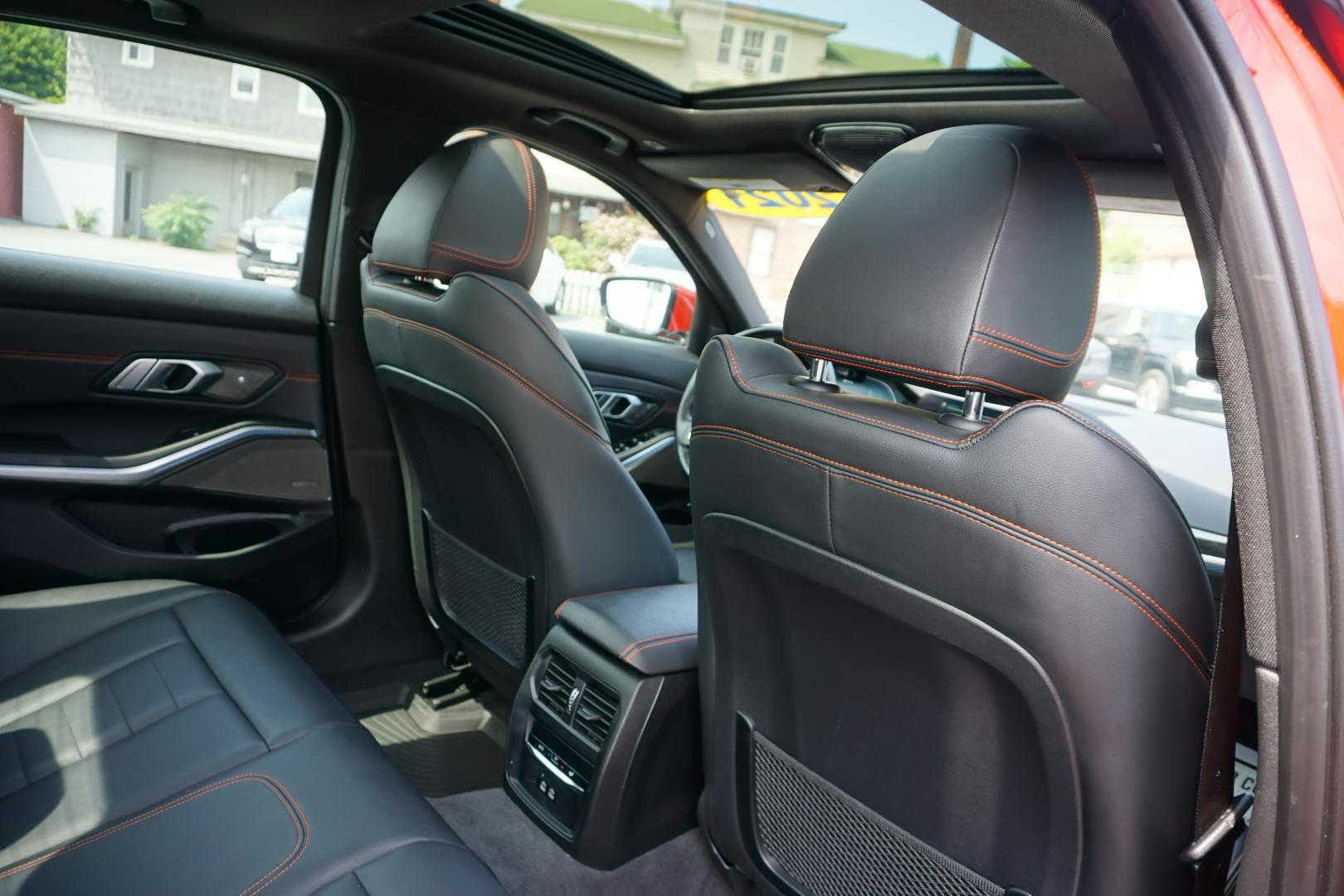 2021 MELBOURNE RED METALL BMW 3-SERIES 330E XDRIVE (WBA5P9C02MF) with an 2L I4 engine, AUTOMATIC transmission, located at 312 Centre Ave, Schuylkill Haven, PA, 17972, (570) 593-5278, 40.638130, -76.177383- Photo#35