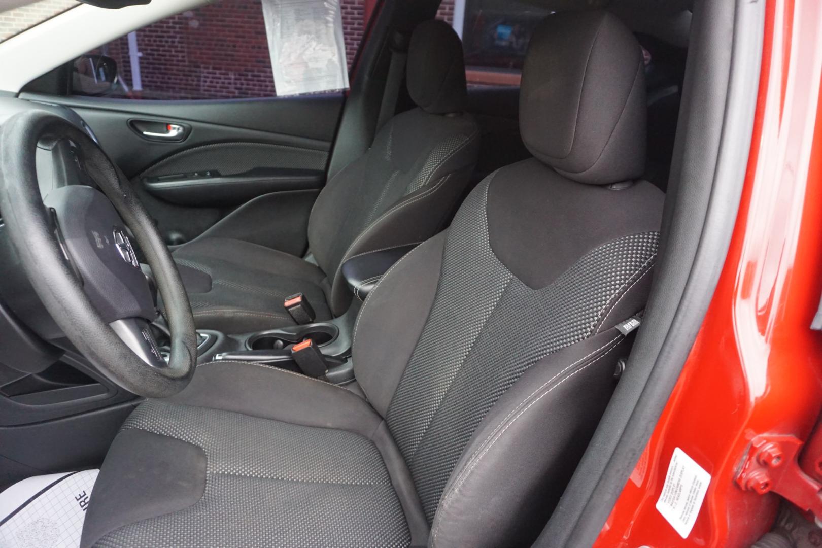 2014 RED /BLACK DODGE DART SXT (1C3CDFBBXED) with an 2.4L I4 engine, AUTOMATIC transmission, located at 312 Centre Ave, Schuylkill Haven, PA, 17972, (570) 593-5278, 40.638130, -76.177383- Photo#21