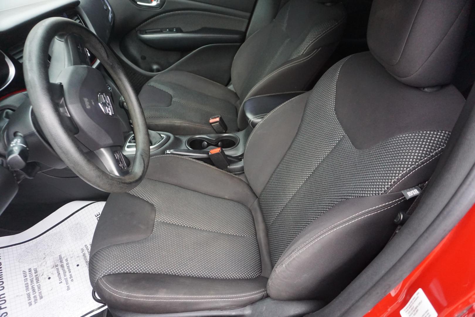 2014 RED /BLACK DODGE DART SXT (1C3CDFBBXED) with an 2.4L I4 engine, AUTOMATIC transmission, located at 312 Centre Ave, Schuylkill Haven, PA, 17972, (570) 593-5278, 40.638130, -76.177383- Photo#24