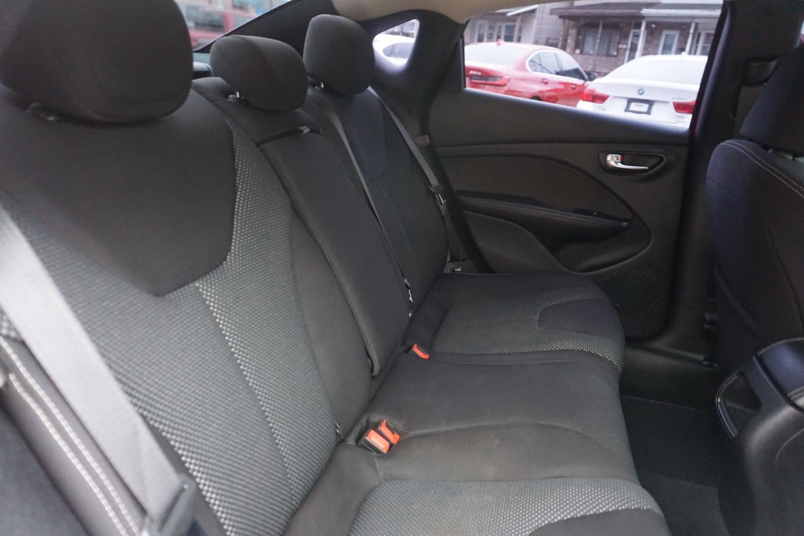 2014 RED /BLACK DODGE DART SXT (1C3CDFBBXED) with an 2.4L I4 engine, AUTOMATIC transmission, located at 312 Centre Ave, Schuylkill Haven, PA, 17972, (570) 593-5278, 40.638130, -76.177383- Photo#35