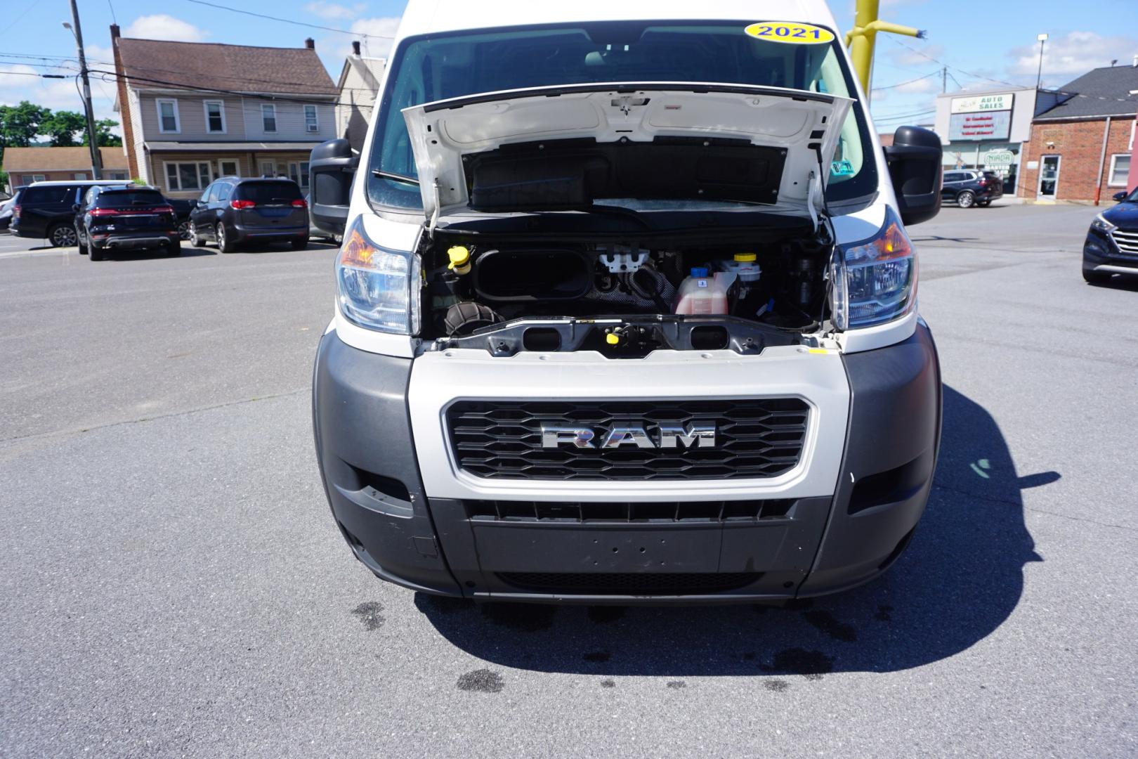 2021 WHITE /GRAY RAM PROMASTER CARGO VAN 2500 (3C6LRVDG2ME) with an 3.6L V6 engine, AUTOMATIC transmission, located at 312 Centre Ave, Schuylkill Haven, PA, 17972, (570) 593-5278, 40.638130, -76.177383- Photo#15