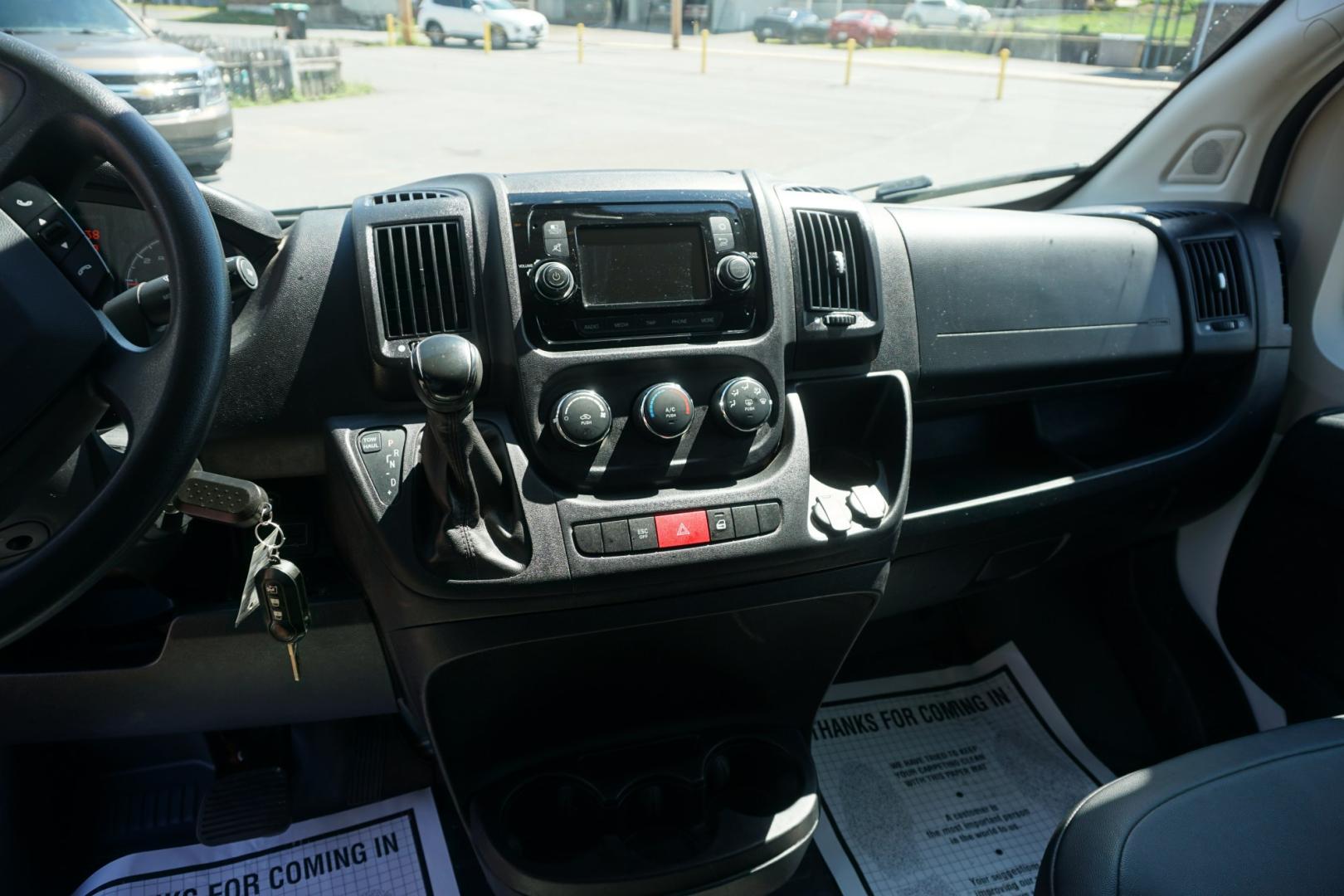 2021 WHITE /GRAY RAM PROMASTER CARGO VAN 2500 (3C6LRVDG2ME) with an 3.6L V6 engine, AUTOMATIC transmission, located at 312 Centre Ave, Schuylkill Haven, PA, 17972, (570) 593-5278, 40.638130, -76.177383- Photo#22