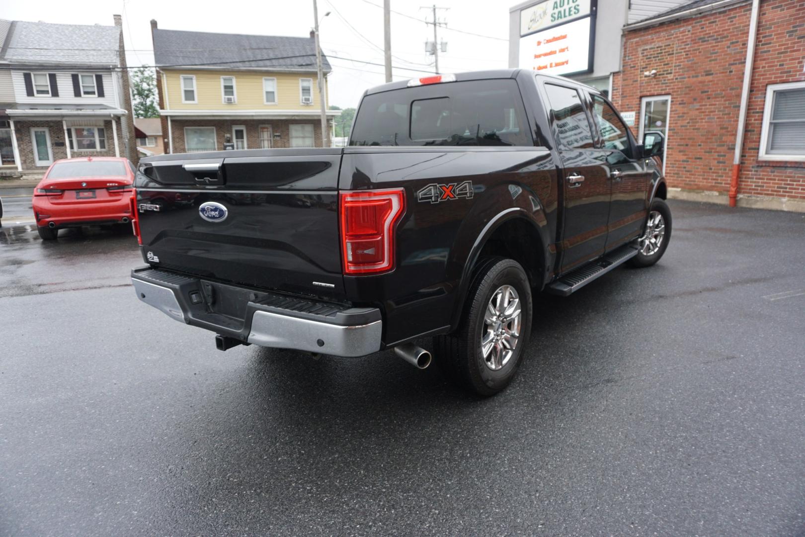 2016 BLACK /BLACK FORD F-150 XLT (1FTEW1EF8GF) with an 5L V8 engine, AUTOMATIC transmission, located at 312 Centre Ave, Schuylkill Haven, PA, 17972, (570) 593-5278, 40.638130, -76.177383- Photo#12