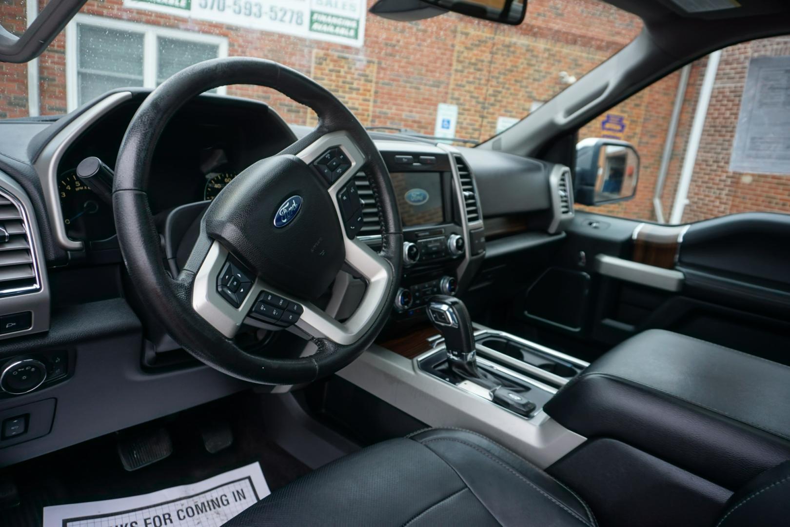 2016 BLACK /BLACK FORD F-150 XLT (1FTEW1EF8GF) with an 5L V8 engine, AUTOMATIC transmission, located at 312 Centre Ave, Schuylkill Haven, PA, 17972, (570) 593-5278, 40.638130, -76.177383- Photo#23