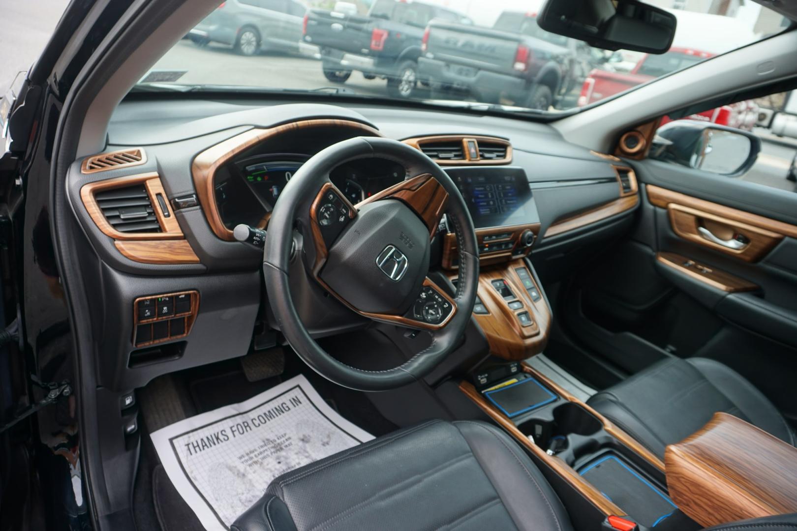 2022 BLACK /BLACK HONDA CR-V HYBRID TOURING (5J6RT6H94NL) with an 2L I4 engine, CVT transmission, located at 312 Centre Ave, Schuylkill Haven, PA, 17972, (570) 593-5278, 40.638130, -76.177383- Photo#21