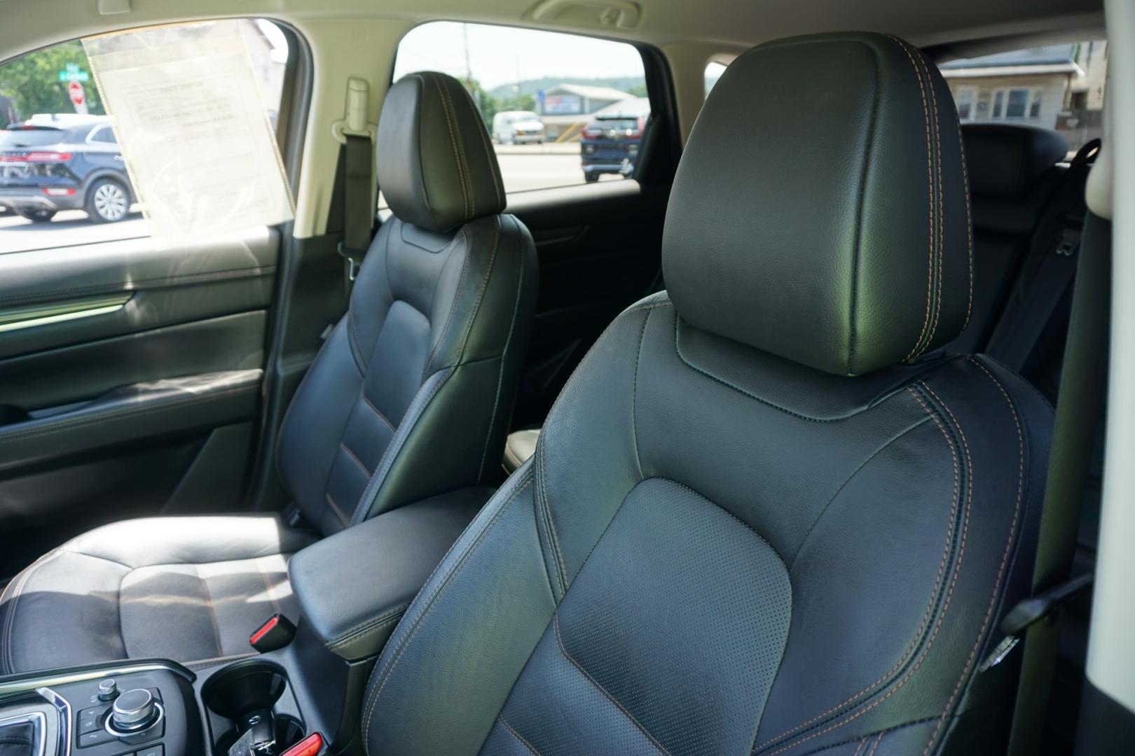 2021 BLACK /BLACK MAZDA CX-5 GRAND TOURING (JM3KFBDM1M1) with an 2.5L I4 engine, AUTOMATIC transmission, located at 312 Centre Ave, Schuylkill Haven, PA, 17972, (570) 593-5278, 40.638130, -76.177383- Photo#20