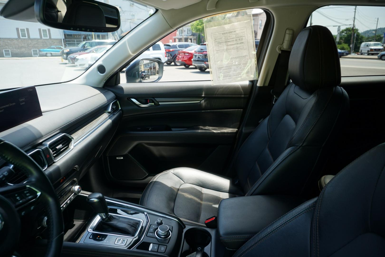 2021 BLACK /BLACK MAZDA CX-5 GRAND TOURING (JM3KFBDM1M1) with an 2.5L I4 engine, AUTOMATIC transmission, located at 312 Centre Ave, Schuylkill Haven, PA, 17972, (570) 593-5278, 40.638130, -76.177383- Photo#21