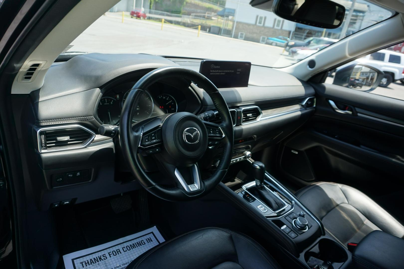2021 BLACK /BLACK MAZDA CX-5 GRAND TOURING (JM3KFBDM1M1) with an 2.5L I4 engine, AUTOMATIC transmission, located at 312 Centre Ave, Schuylkill Haven, PA, 17972, (570) 593-5278, 40.638130, -76.177383- Photo#22